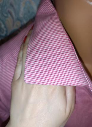 Брендовая рубашка с коротким рукавом бренда eterna большого размера3 фото