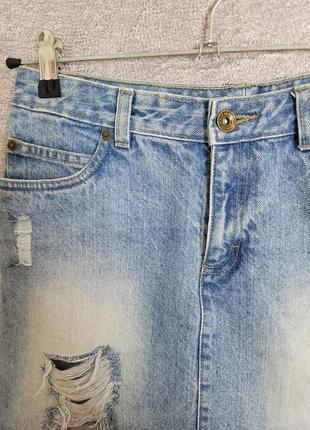 Фирменная джинсовая юбка юбка5 фото