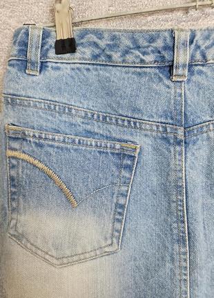 Фирменная джинсовая юбка юбка7 фото