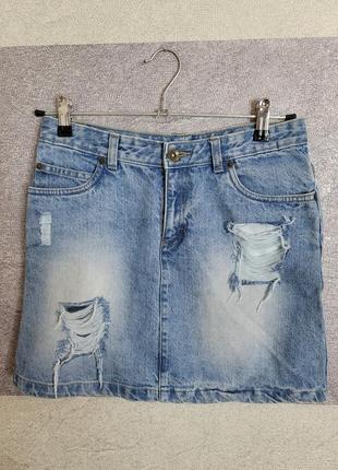 Фирменная джинсовая юбка юбка3 фото