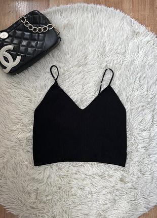 Топ в рубчик трикотаж