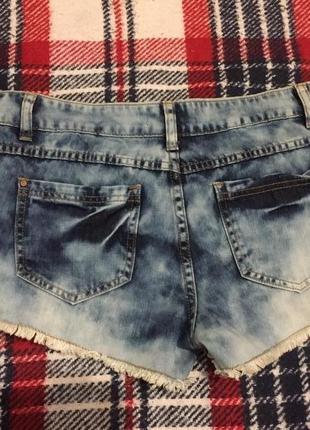 Стильні джинсові шорти ,розшиті паєтками3 фото