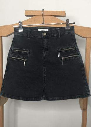 Джинсовая мини юбка юбка mango3 фото