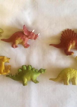 Фігурки динозаврів, набір 6 штук, малюки