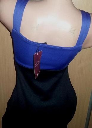 Супер платье karree чёрное синее s-м3 фото