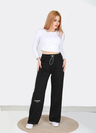 Спортивные брюки женские палаццо трикотажные pog 3021-2 42-44