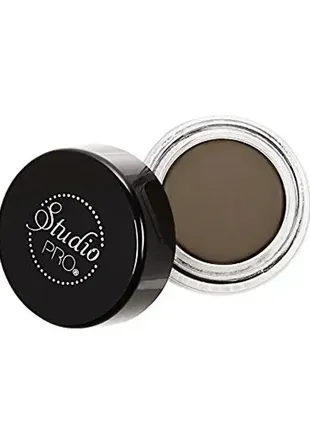 Помадка для бровей bh cosmetics studio prow brow рomade в оттенке brunette5 фото