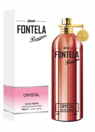 Женская парфюмерная вода fontela edp crystal, 100 мл