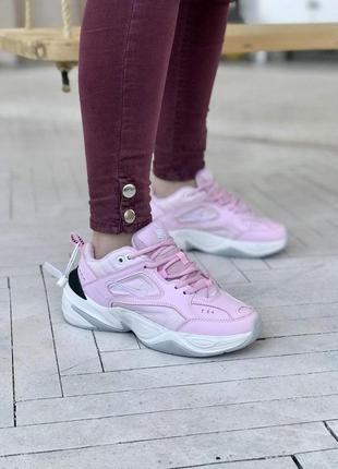 Женские кроссовки nike m2k tekno pink 3