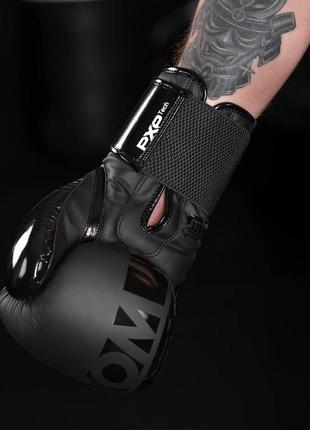 Боксерські рукавиці phantom apex speed black 16 унцій (капа в подарунок)4 фото