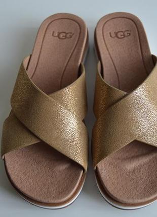 Нові шльопанці ugg kari metallic, 5. 5 usa, оригінал