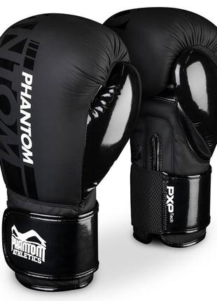 Боксерські рукавиці phantom apex speed black 10 унцій (капа в подарунок)