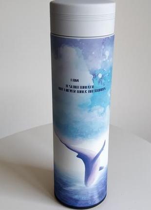 Термос, термокружка, прекрасный подарок 500ml (цвет светло-фиолетовый)4 фото
