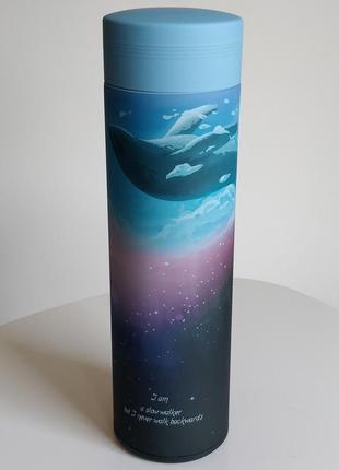 Термос, термокружка, прекрасный подарок 500ml (цвет темно-фиолетовый)