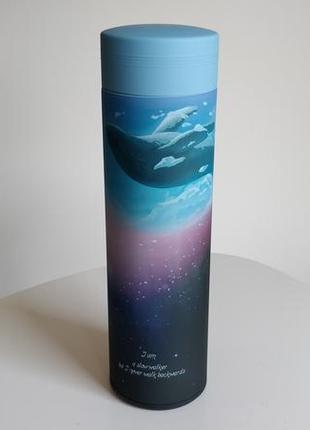 Термос, термокружка, прекрасный подарок 500ml (цвет темно-фиолетовый)4 фото