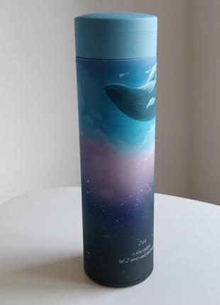 Термос, термокружка, прекрасный подарок 500ml (цвет темно-фиолетовый)3 фото