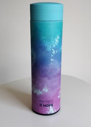 Термос, термокружка, прекрасный подарок 500ml (цвет фиолетово-зеленый)6 фото