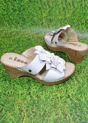 Ixoo франция, оригинал,100% натуральная кожа! лёгкие комфортные босоножки шлепанцы сабо