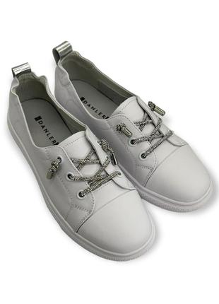 Кеди danler 37(р) білий шкіра 0-1-1-am-1870-1-2