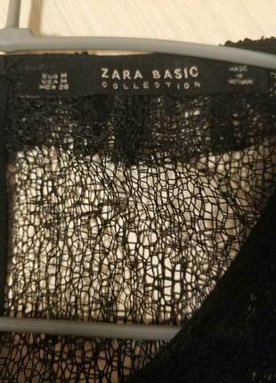 Zara невероятная блуза блузка плиссе плиссе кружево паутина сетка zara зара basic collection, р.м8 фото