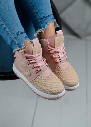 Жіночі nike duckboot beige pink, кросівки найк, до - 5,,осінь/еврозима/весна