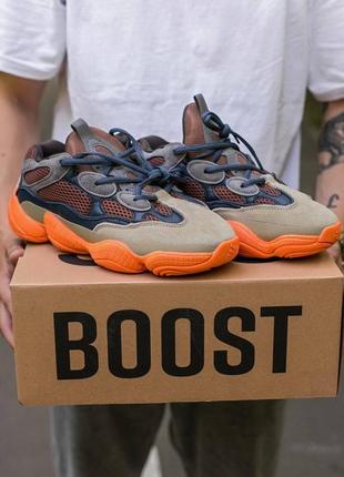 Мужские кроссовки adidas yeezy boost  500 enflame#адидас