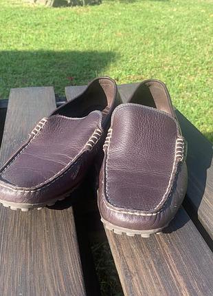 Чоловічі шкіряні мокасини geox