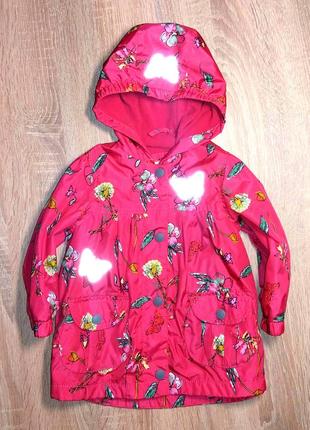 Вітровка на фліс nutmeg,зріст 86 см(1-1.5 роки).