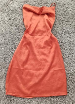 Платье мини в бельевом стиле с завязками на спине2 фото