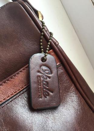 Шкіряна сумка через плече opale by naturalizer, крос-боді, коричнева, італійська4 фото