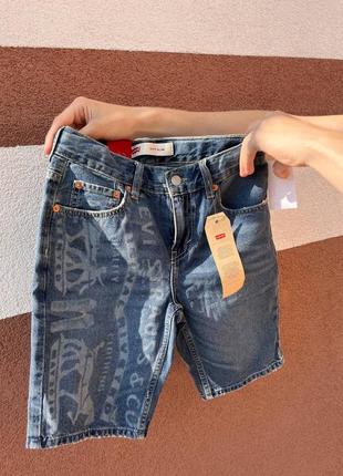 Шорты levi's -70%‼️s xs оригинал бриджи джинсовые