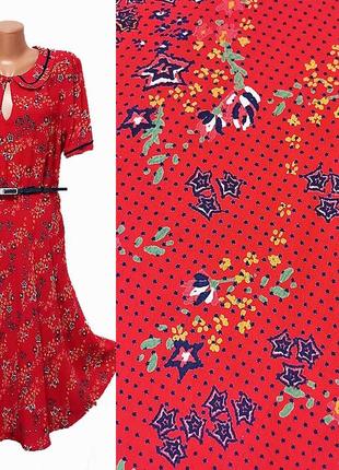 Віскозне плаття red herring у вінтажному стилі з асиметричною довжиною