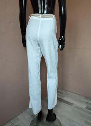 Білі брюки льон штани літні autograph4 фото