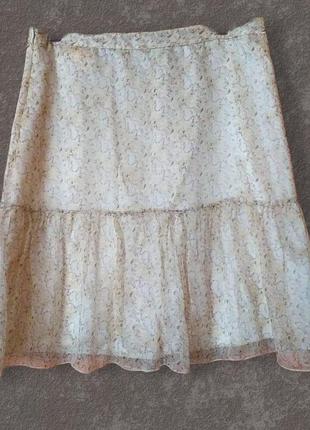 Вінтажантаж 579 шовкова спідниця