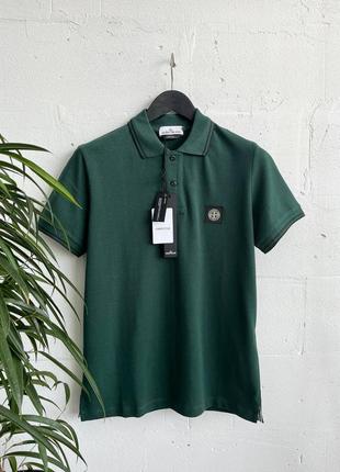 Футболка поло в стиле stone island