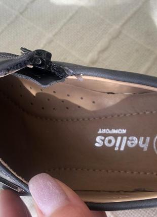Кожаные туфли - мокасины helios6 фото