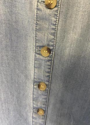 Плаття джинсове з кишенями3 фото