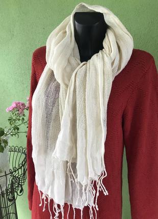 Шарф/палантин лён