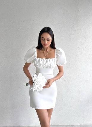 🎨5 цветов! невероятное нарядное женское платье белое белое платье нарядное