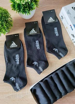 Шкарпетки adidas, чоловічі короткі шкарпетки адидас, шкарпетки низькі чоловічі адидас