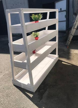 Стеллажи из дерева под заказ