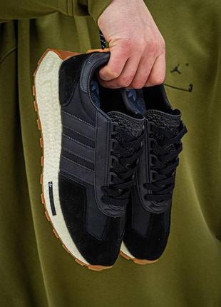 Мужские кроссовки adidas screamingpy e5 black beige 40-41-42-43-44-45