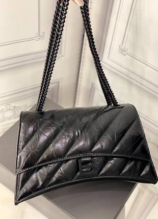 Кожаная роскошная брендовая сумка в стиле balenciaga