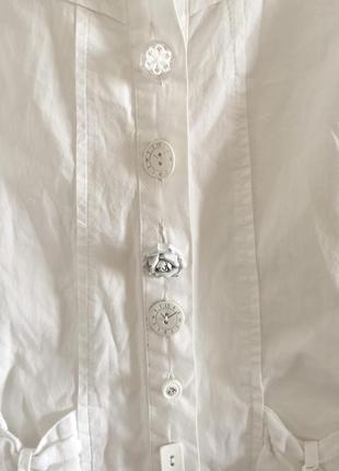 Сорочка блуза premium бренду elisa cavaletti 100% котон4 фото