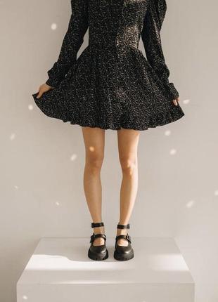 Кожаные туфли мери джейн