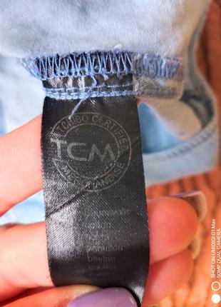 Женская джинсовая рубашка tcm p.48-505 фото
