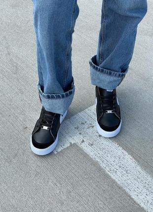Кросівки nike blazer platform low black/white7 фото