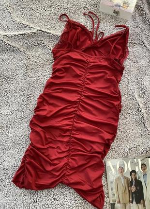 ❤️‍🔥shein вечірня міні сукня в білизняному стилі плаття сарафан8 фото