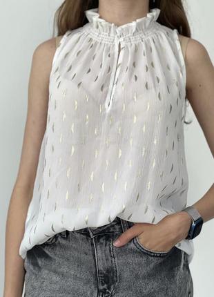 Блуза від mango напівпрозора