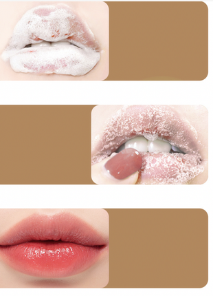 Киснева маска пілінг для губ veze babble lip mask3 фото